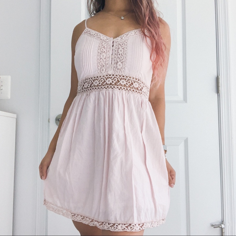 💕A&F💕 || Lacy Pink Sundress